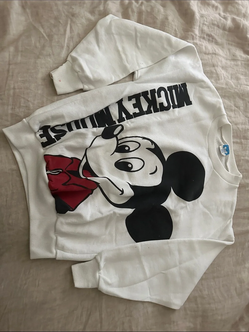 vintage 90s mickey sweatshirt